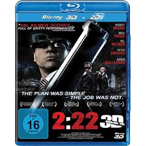 2:22 (3D Vers.) [Blu-ray] [Import allemand]