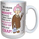 Tree-Free Greetings lm43837 Hilarious Aunty Acid Moody by The Backland Studio Ceramic Mug, 15-Ounce