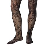 Merona® Womens Floral Mesh Tight - Black