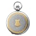 Charles Hubert 3845 Two-Tone Mechanical Picture Frame Pocket Watch image 2