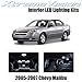 XtremeVision Chevy Malibu 2005-2007 (6 Pieces) Pure White Premium Interior LED Kit Package + Installation Tool Tool