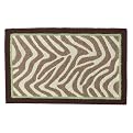 Tiddliwinks Madagascar Rug - Brown/ White/ Green (21x34")