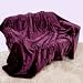 Luxury Soft Plush MINK Throw, EXTRA Large (200cm x 240cm- Suitable for King Size Bed or 2/3 Seater Sofa) Blackcurrant Purple by Viceroybedding