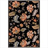 Safavieh Chelsea Collection HK306B Hand-Hooked Wool Area Rug, 5-Feet 3-Inch by 8-Feet 3-Inch, Black Safavieh Chelsea Collection HK306B Hand-Hooked Wool Area Rug, 5-Feet 3-Inch by 8-Feet 3-Inch, Black