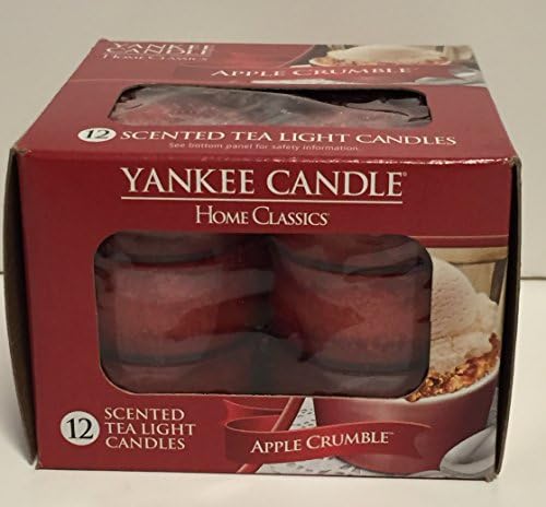 Yankee Candle Apple Crumble 12 Scented Tea Light Candles