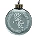 Pack of 2 MLB Chicago White Sox Glass Ball Christmas Ornaments 4