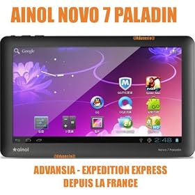 TABLETTE AINOL NOVO 7 PALADIN 7" 512Mb 8Go Wifi CAPACITIF MULTITOUCH