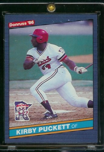 1986 Donruss Kirby Puckett Minnesota Twins Baseball Card #72 - Mint Condition - Shipped In Protective ScrewDown Display Case!!