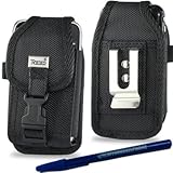 Blackberry Torch 9810, 9850, 9860 Black Canvas Heavy Duty Industrial Streng ....