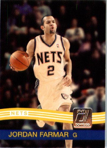 2010 / 2011 Donruss # 9 Jordan Farmar New Jersey Nets NBA Trading Card- In Protective Screwdown Case!