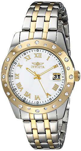 Invicta Women's 17489 Angel Analog Display Japanese Quartz Two Tone Watch