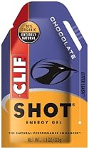 Clif Shot Energy Gel, Chocolate, 1.1-Ounce Packets (Pack of 24)
