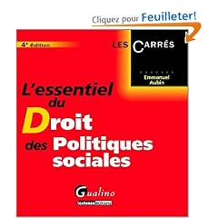 L'essentiel du Droit des Politiques sociales