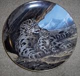 1989 The Snow Leopard Collector Plate: Second Issue In Last of Their Kind; The Endangered Species