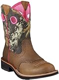 Ariat Women's Fatbaby Cowgirl Boot,Distressed Brown/Mossy Oak,11 M US