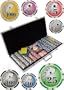 Bluff King 650 11.5 Gram Clay Composite Poker Chips with Special Designs and Gaming Accessories.