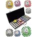 Bluff King 650 11.5 Gram Clay Composite Poker Chips with Special Designs and Gaming Accessories.