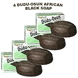 Dudu-osun African Black Soap (100% Pure) Pack of 4