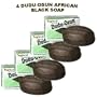 Dudu-osun African Black Soap (100% Pure) Pack of 4