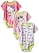 Hello Kitty Baby Girls' Value Pack Bodysuits, Multi-Color, 0-3 Months