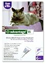 Advantage Topical Solution Flea Treatment for Cats Over 9 Pounds, 6 Applications