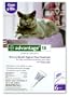 Advantage Topical Solution Flea Treatment for Cats Over 9 Pounds, 6 Applications