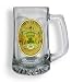 Policemen, Genuine Irish - 25 Oz. Glass Beer Tankard, Single