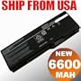 High Quality / Long Lasting Dell inspiron 6000 Replacement Battery for select Inspiron, Precision, and XPS Laptop / Notebook ( 9 Cells / 6600 Mah Capacity)