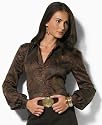 Lauren by Ralph Lauren Shirt, Marya Long Sleeve Paisley Print