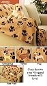 Dog Breed Fleece Blanket/Pet Throws - 49 1/2" x 59"