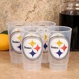 Pittsburgh Steelers 4 Pack Light Duty Plastic Tumblers