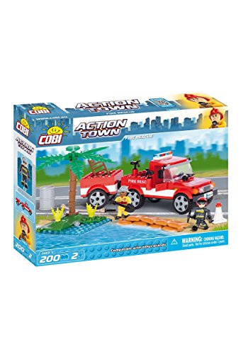 COBI Action Town Fire Rescue Team Building Kit