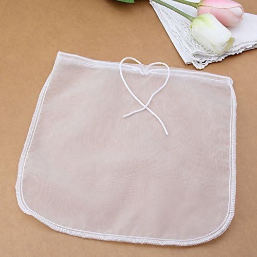 Almond Milk Bag by Simply Delicioso - The Best Reusable Nut Milk Bag 12"x12" &amp; All Purpose Food Sieve Strainer for Cold Brew Coffee, Juice, Yogurt Filter and cheesecloth - Super Healthy Living