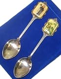 2 Vintage Silverplated Souvenir Spoons - 1982 Limited Edition ARS Edition Hummel Spoons