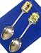 2 Vintage Silverplated Souvenir Spoons - 1982 Limited Edition ARS Edition Hummel Spoons