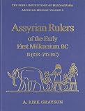 Assyrian rulers of the early first millennia BC