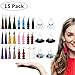 Tassel Earrings for Women Fashion - 15 Pack Colorful Drop Hook Fringe Earrings Set Tiered Thread Long Layered Ball Dangle Hoop Tassle Earrings Jewelry for Valentine Birthday Party Gift