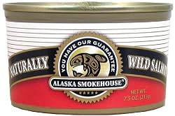 Alaska Smokehouse  Canned Salmon, 7.5 Ounce Cans (Pack of 6)