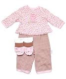 3 Piece Little Kitty Sleepwear Set with Matching Booties by Vitamins
