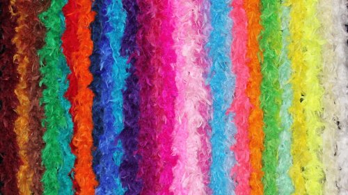 Over 35 Different Solid Color Boas by Cozy Glamour 6 Feet Long 50 Gram Weight