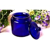 Cobalt Blue Glass Jar by IWDSC
