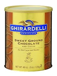 Ghirardelli Chocolate Sweet Ground Chocolate & Cocoa Beverage Mix, 48-Ounce Canister