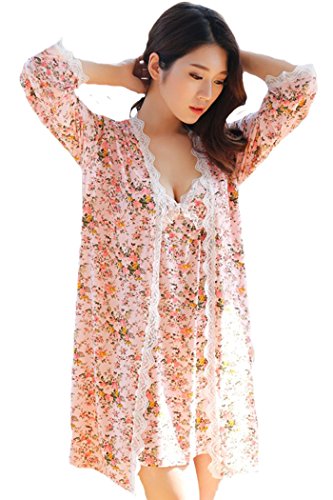 【 ルーチェ ミラコ 】LUCE miraco トレンド サマー mocomoco's スウィート 花柄 ルームウェア パジャマ レディース キャミソール ショートパンツ カーディガン 3点セット リラックス