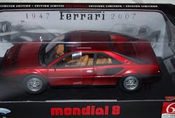 Hot Wheels 2007 60th Anniversary Ltd Edition 1:18 Ferrari Mondial 8