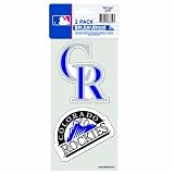 MLB Colorado Rockies 4-by-8 Die Cut Decal