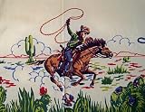 Home on the Range Western Cotton Tablecloth
