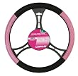 CARPOINT 2510044 Lenkradh�lle schwarz/rosa