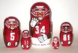 Virginia tech hokies chick-fil-a bowl champions * NCAA Football or any team Russian Nesting doll 5 pcs / 6 in