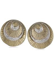 Kenneth Cole New York Two-Tone Multi-Disk Stud Earrings