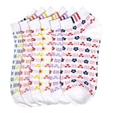 Lot Of 3 Pairs Womens Patterned Anklet Ped Socks ( 9-11)
